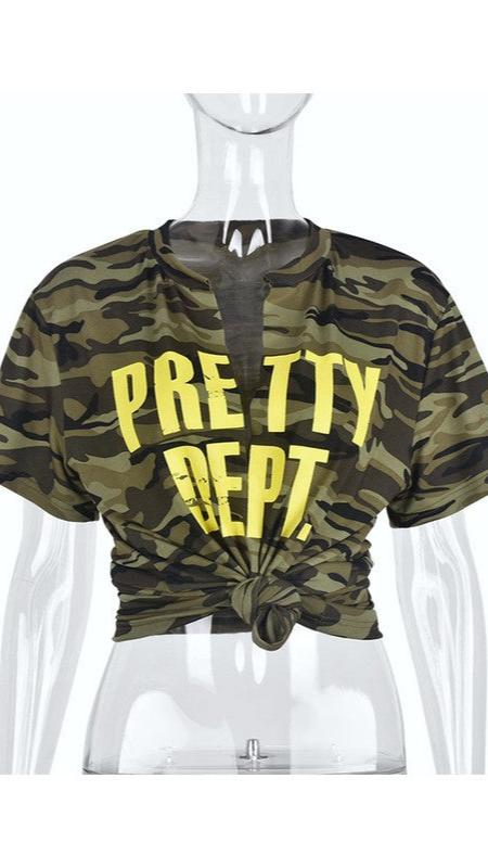 Pretty Dept. Camo Tee