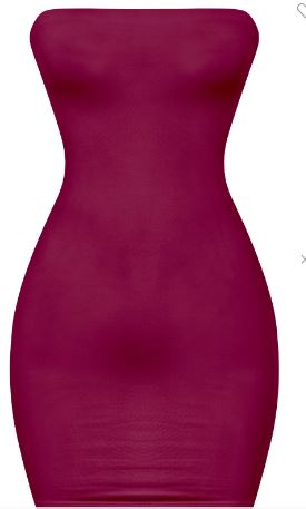 Tube Bodycon Dress Solid