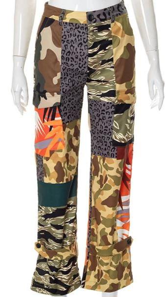 Camo Patchwork Pant